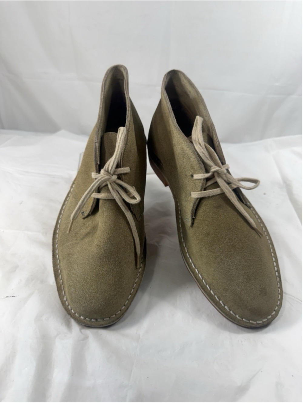 Bata Safai Men's BEIGE Suede Chukka Shoes Sz 7